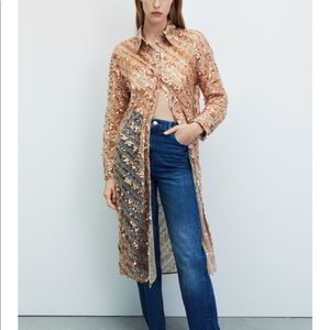 Long Sequin Shirt! SOLD OUT ONLINE!